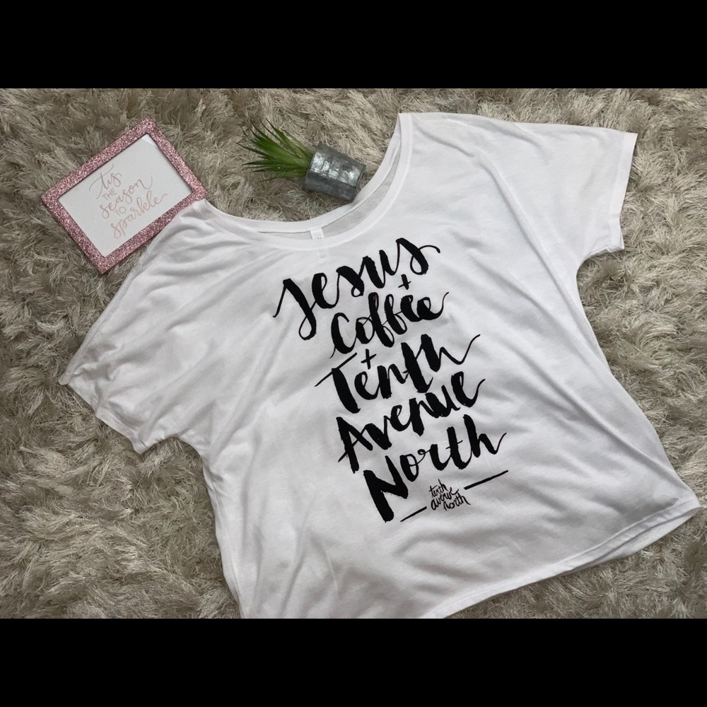 Tenth Avenue North off shoulder shirt